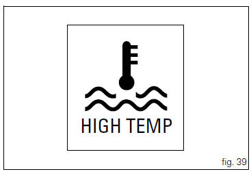 High engine coolant temperature