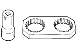 88713.1806 Holding tool for pulley tightening