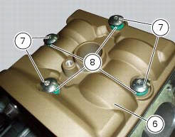 Removal of the camshafts