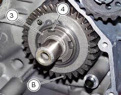 Refitting the primary drive gears and checking backlash