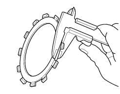 Overhaul of the clutch plates