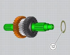 Reassembly of the gearbox shafts