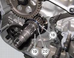 Removing the flywheel - generator assembly