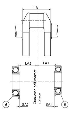 Shimming the crankshaft