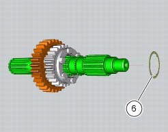 Reassembly of the gearbox shafts