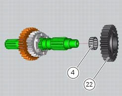 Reassembly of the gearbox shafts