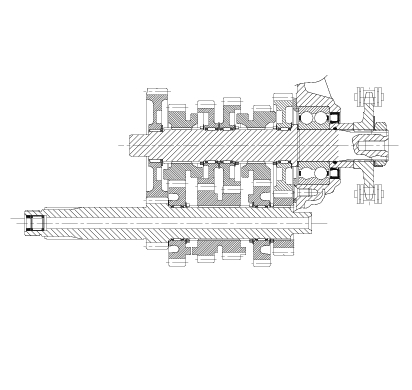 Overhaul of the gearbox