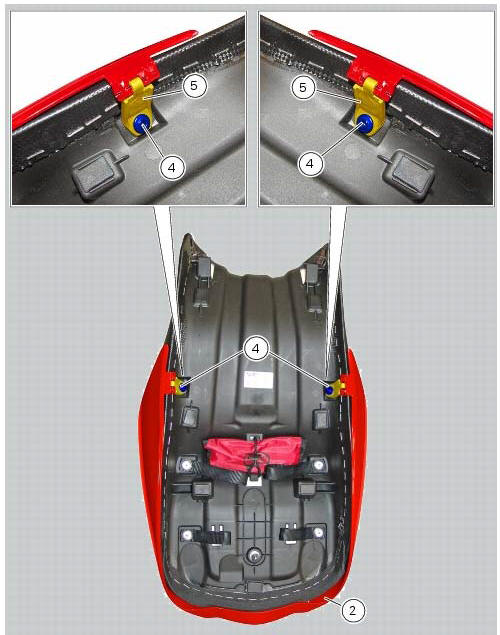 Disassembly of the seat