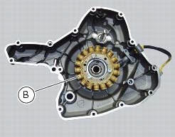 Removal of the alternator