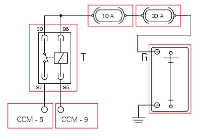 Connection wiring diagram