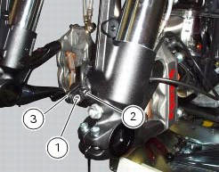 Replacing the front phonic wheel sensor