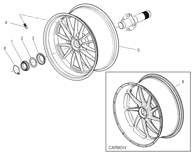 Rear wheel