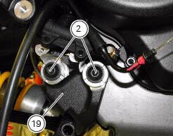 Removal of the shock absorber support