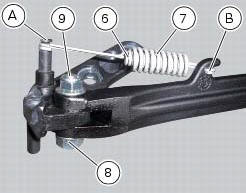 Disassembly of the side stand