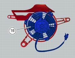 Renewal of the cooling fan
