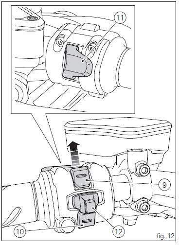 Instrument panel on tank