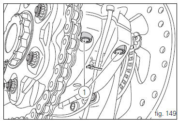 Checking drive chain tension