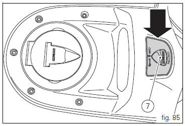 Key-on/key-off using the key on the hands free lock with the passive key