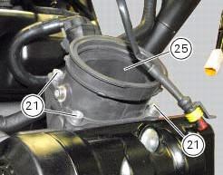 Removal of the intake manifold and coolant union