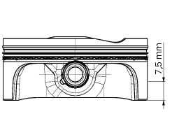 Overhaul of the piston