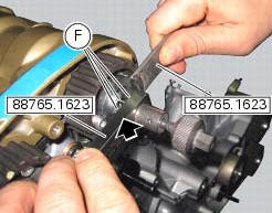 Refitting the timing belts