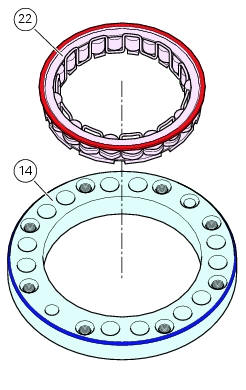 Reassembling the flywheel - generator assembly