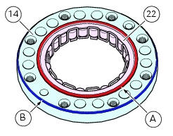 Reassembling the flywheel - generator assembly