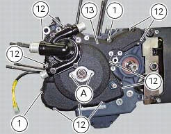 Refitting the alternator-side crankcase cover