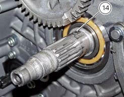 Removal of the timing gears