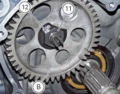 Refitting the timing gears