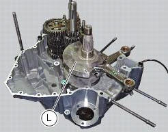 Separation of the crankcase halves