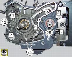 Reassembly of the crankcase halves