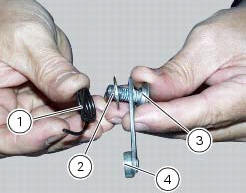 Disassembly of gear interlock plunger and pawl assembly