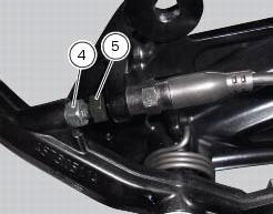 Adjusting the position of the gear change and rear brake pedals