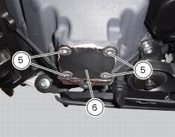 Changing the engine oil and filter cartridge