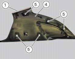 Disassembly of the front half-fairings