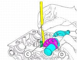 Checking valve clearances