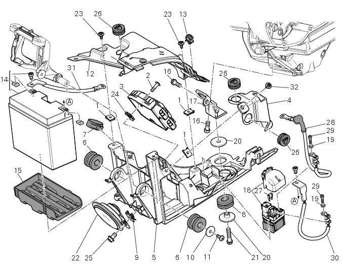 Electrical components support