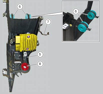 Reassembling the electrical components support