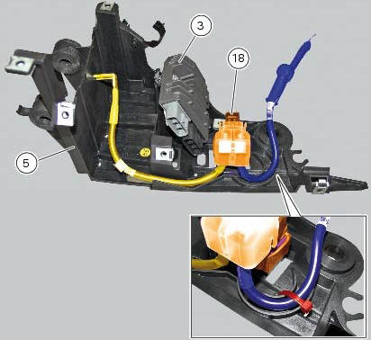 Reassembling the electrical components support