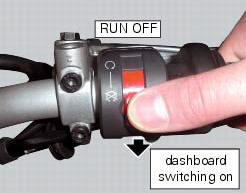 How to switch the dashboard on