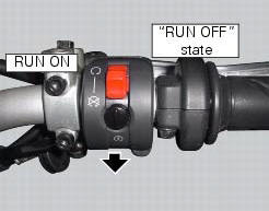 How to turn the motorcycle off