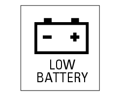 Low battery level