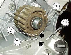 Checking and adjusting timing belt tension