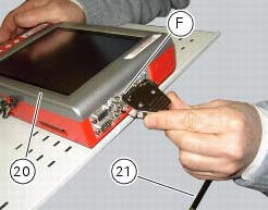 Measuring the timing belt tension values