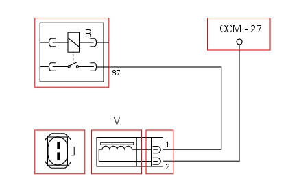 Connection wiring diagram