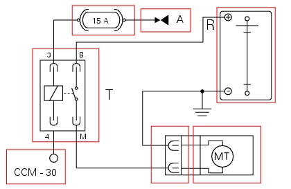 Connection wiring diagram