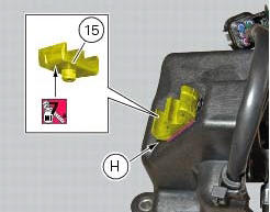 Refitting the abs control unit