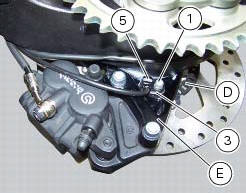 Replacing the rear phonic wheel sensor