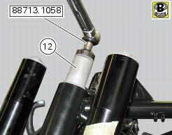 Refitting the steering head components